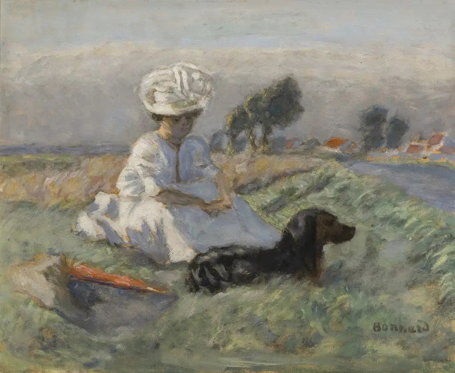 La donna con il cane - Pierre Bonnard