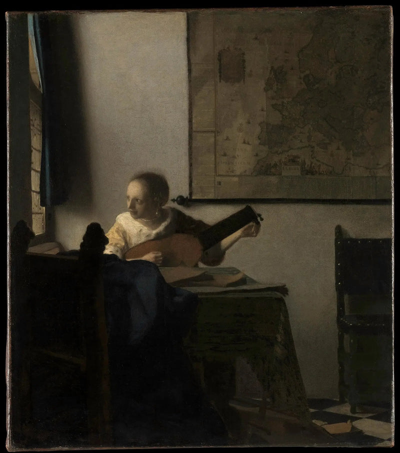 La Donna con liuto - Johannes Vermeer