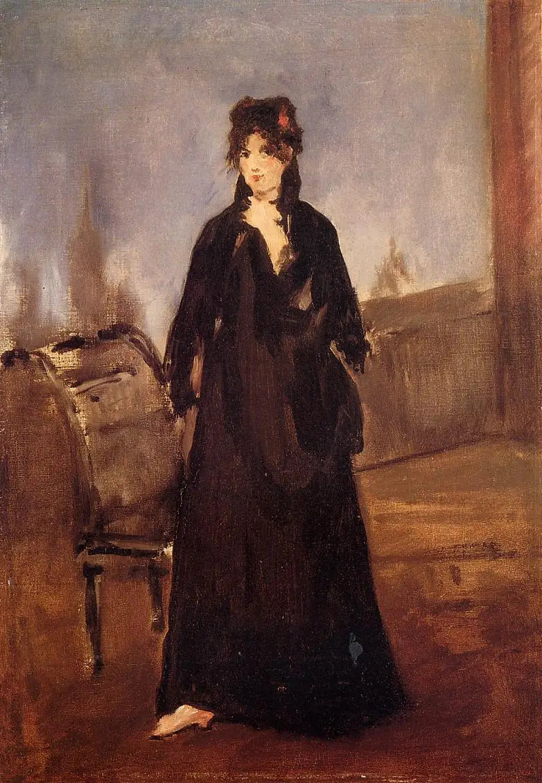 La Donna con la scarpa rosa (Berthe Morisot) - Édouard Manet