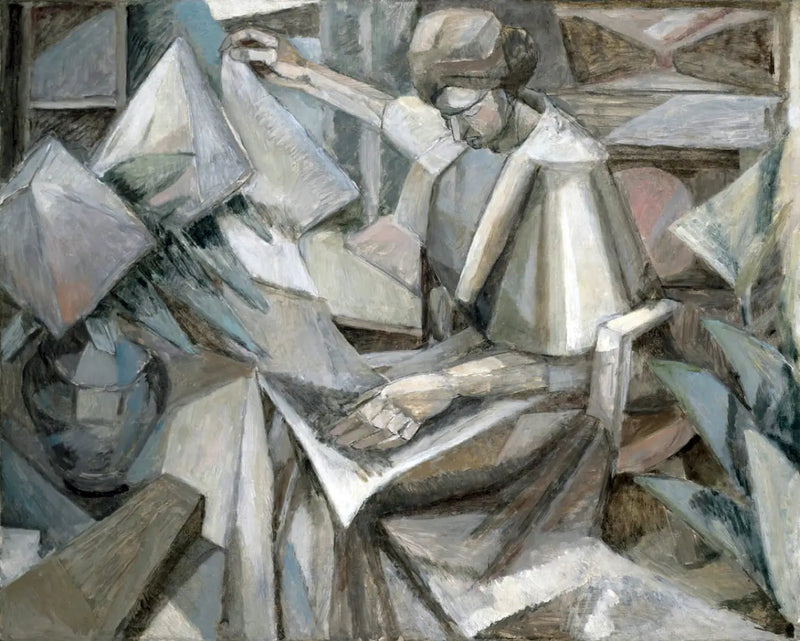 La Femme aux phlox - Albert Gleizes