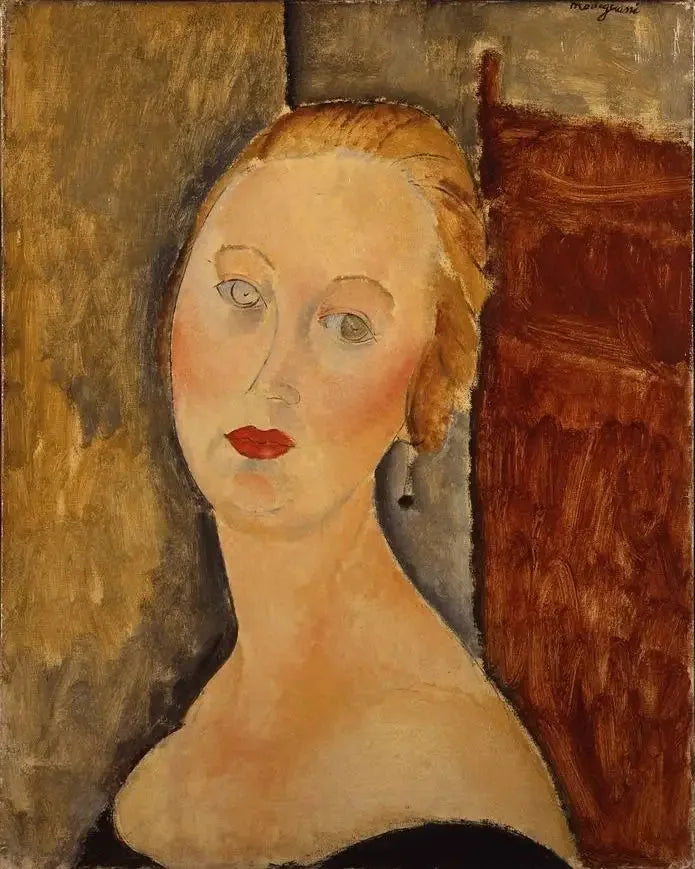La Femme blonde - Amedeo Modigliani image 1 copie peinte à la main à l’huile