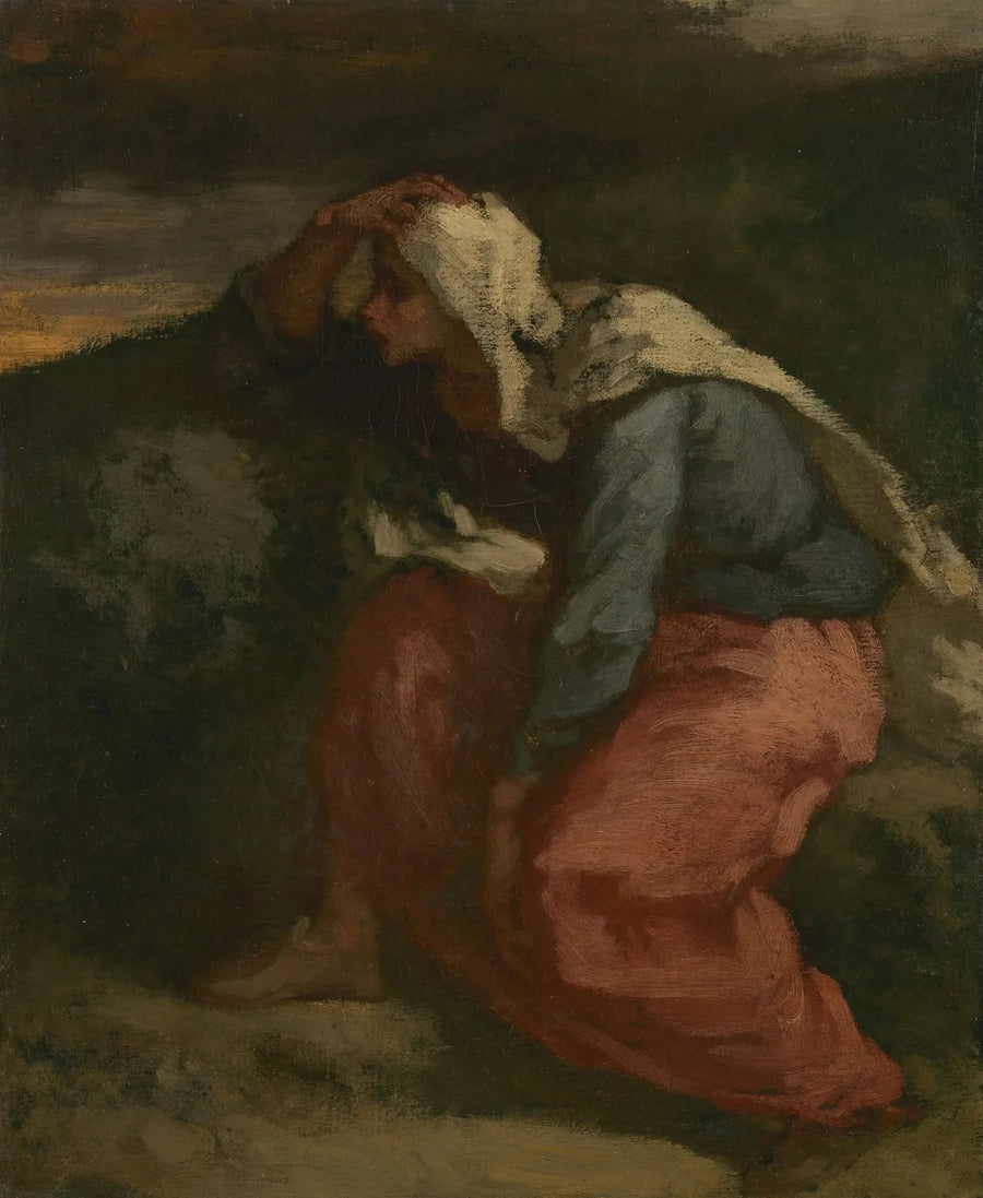La donna del pescatore - Jean-François Millet