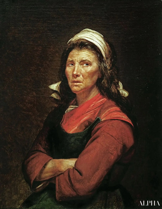 La donna del popolo - Jacques-Louis David - Riproduzioni di quadri e dipinti di alta gamma