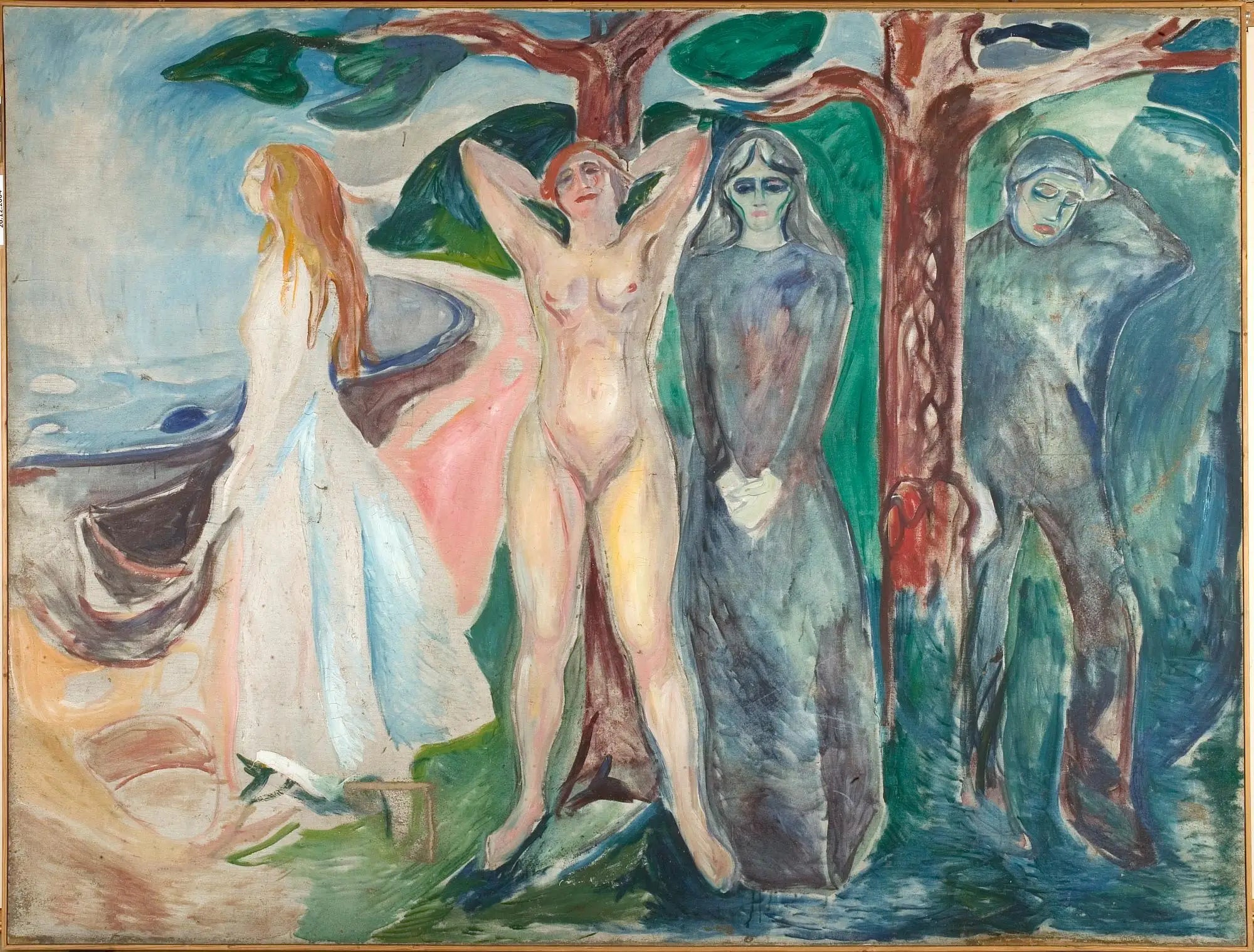 Reproduction du tableau « La Femme - Edvard Munch » par Alpha Reproduction en peinture à l’huile