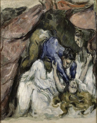 Reproduction du tableau « La Femme étranglée - Paul Cézanne » par Alpha Reproduction en peinture à l’huile