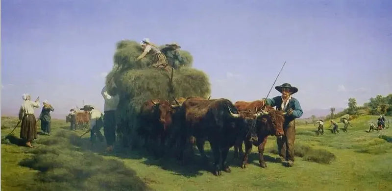 La Fenaison in Auvergne - Rosa Bonheur
