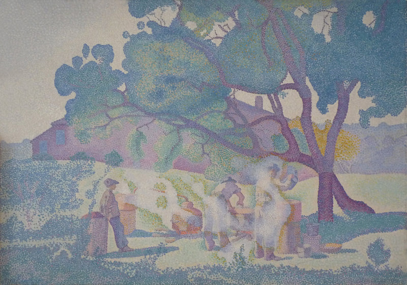 La Fattoria, mattina - Henri-Edmond Cross