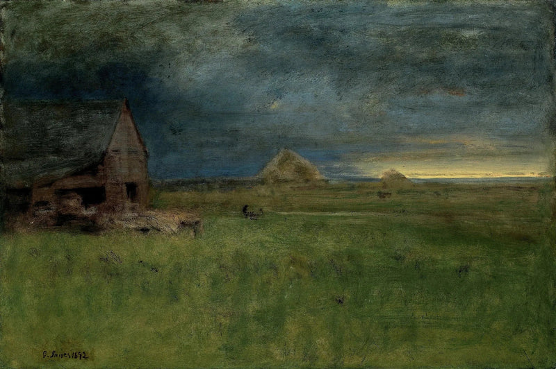 La fattoria solitaria, Nantucket - George Inness