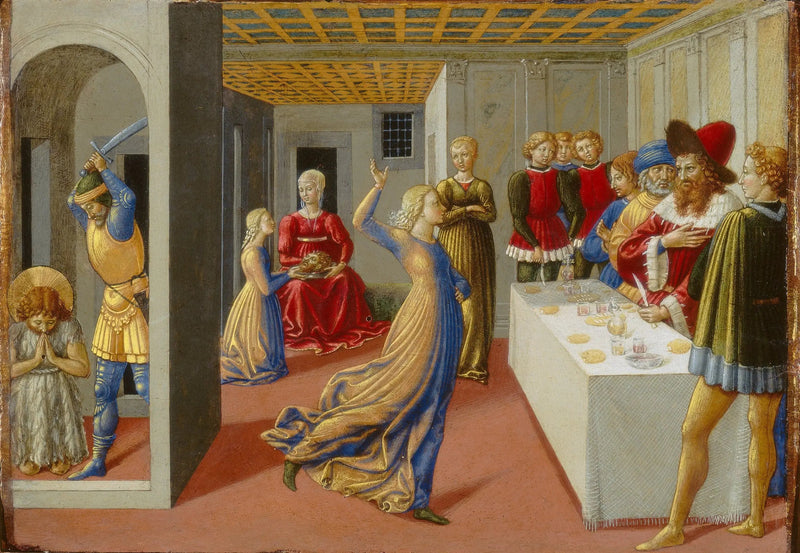 La festa di Erode e la decapitazione di san Giovanni Battista - Benozzo Gozzoli