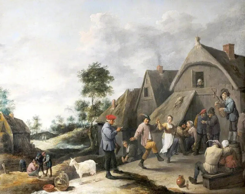 La fête du hameau - David Teniers il Giovane