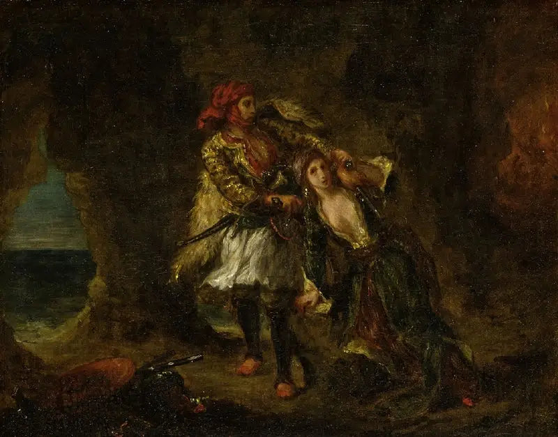 La Sposa di Abydos - Eugène Delacroix