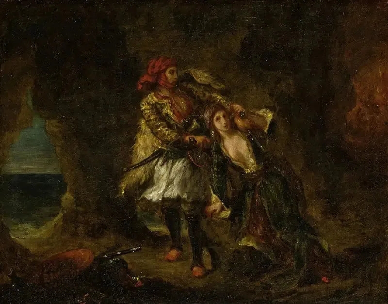 La Sposa di Abydos - Eugène Delacroix