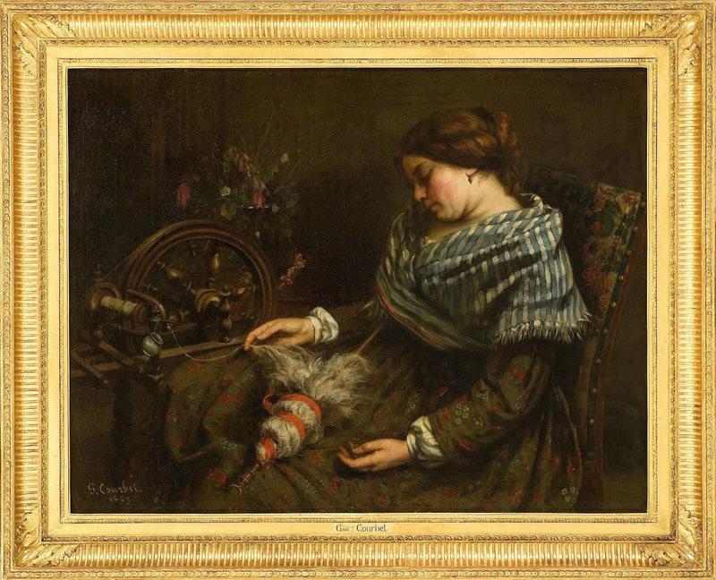 La tessitrice addormentata - Gustave Courbet