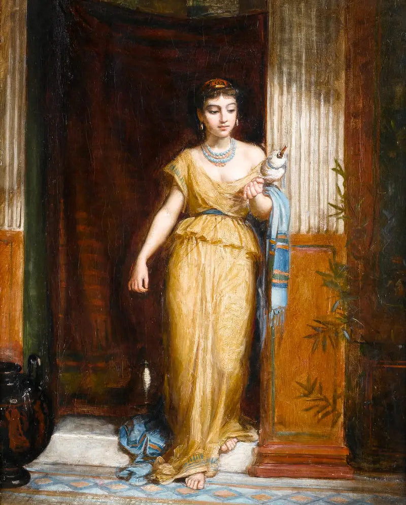 La Filatrice - John William Waterhouse