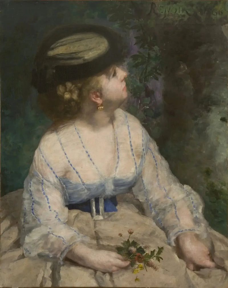 La Ragazza con l'uccello - Pierre-Auguste Renoir