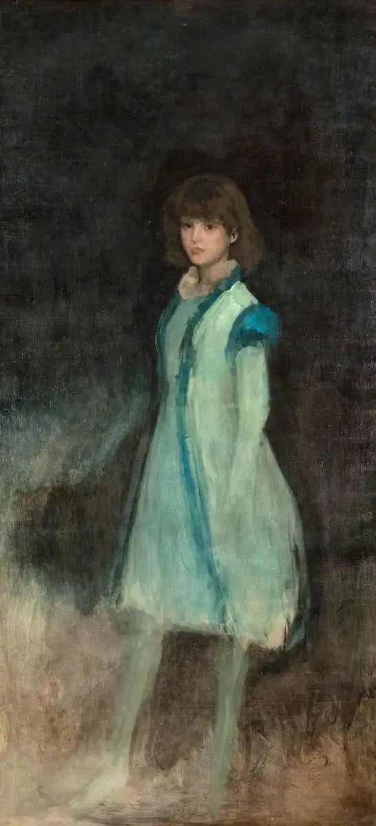 La ragazza blu : Connie Gilchrist - James Abbott McNeill Whistler
