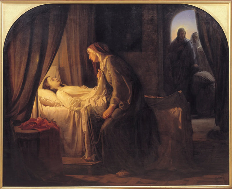 La fille de Giàro - Carl Heinrich Bloch