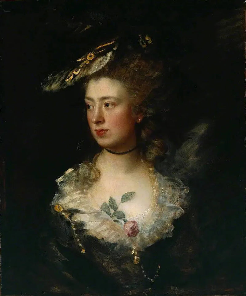 La ragazza dell'artista, Marie - Thomas Gainsborough