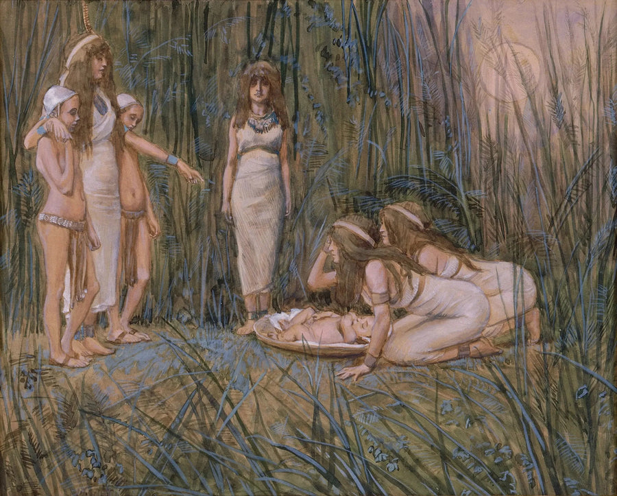 La fille du Pharaon riceve la madre di Mosè - James Tissot