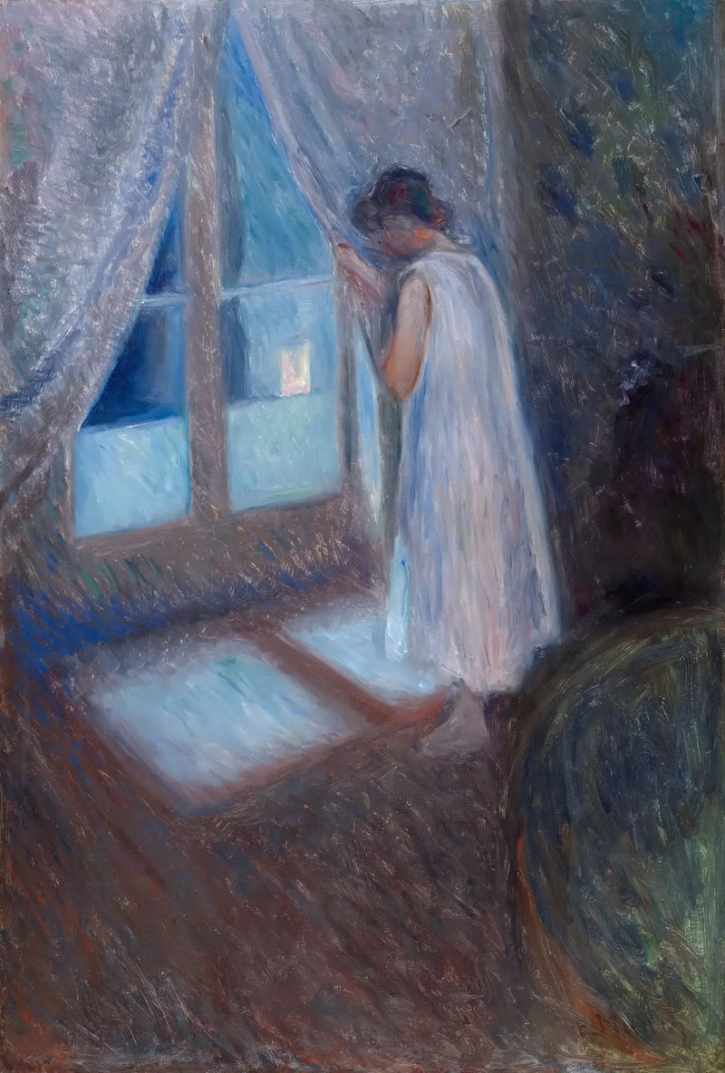 La Ragazza vicino alla finestra - Edvard Munch