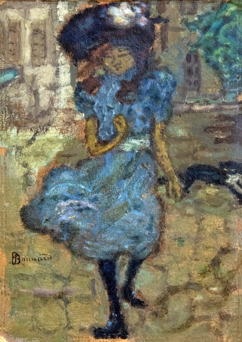 La Bambina con il gatto - Pierre Bonnard