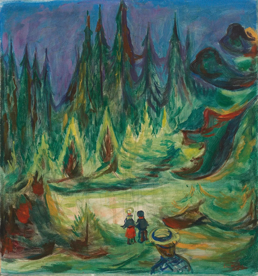 La Foresta incantata - Edvard Munch