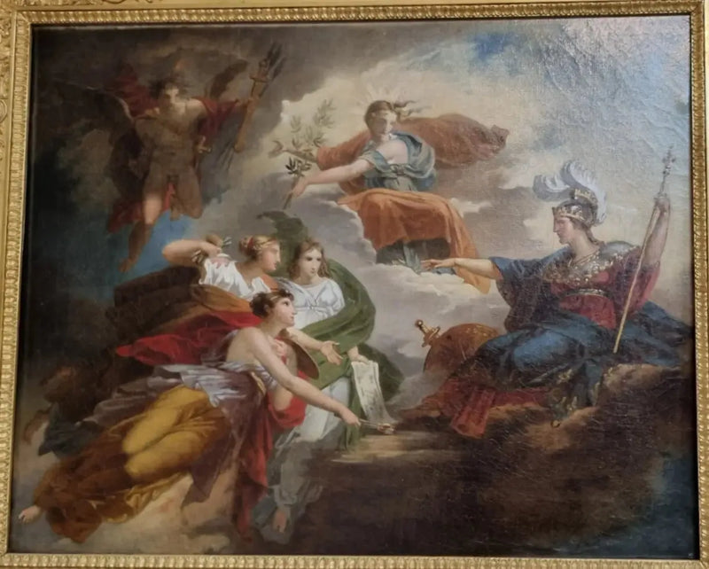 La Francia, en Minerve, protège les arts - Charles Meynier