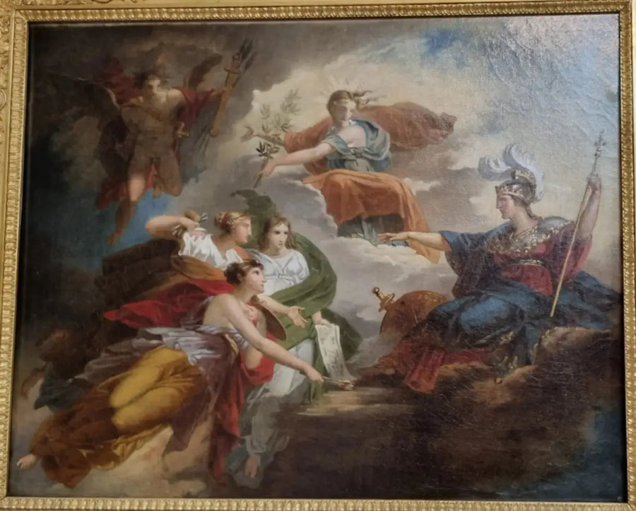 La Francia, en Minerve, protège les arts - Charles Meynier