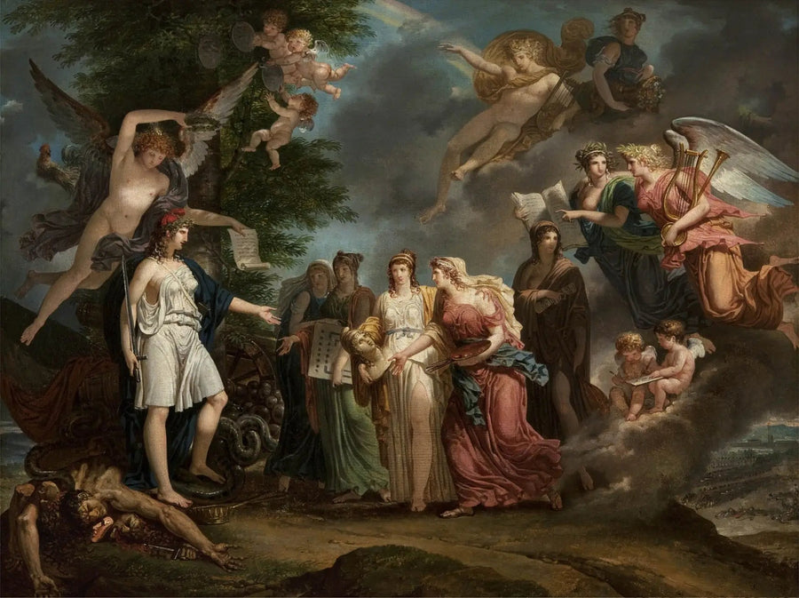 La Francia trionfante che incoraggia le Scienze e le Arti nel mezzo della guerra - Charles Meynier