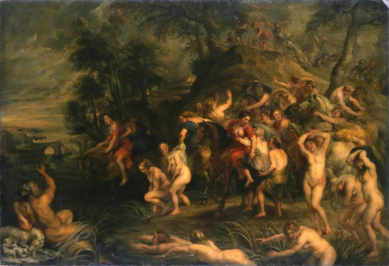 La fuga di Cloelia - Peter Paul Rubens