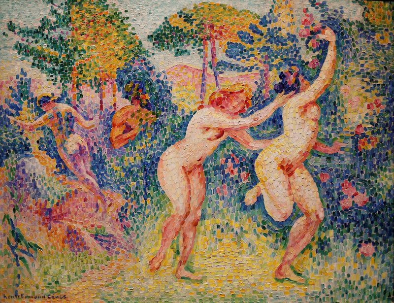 La Fuite des ninfe - Henri-Edmond Cross
