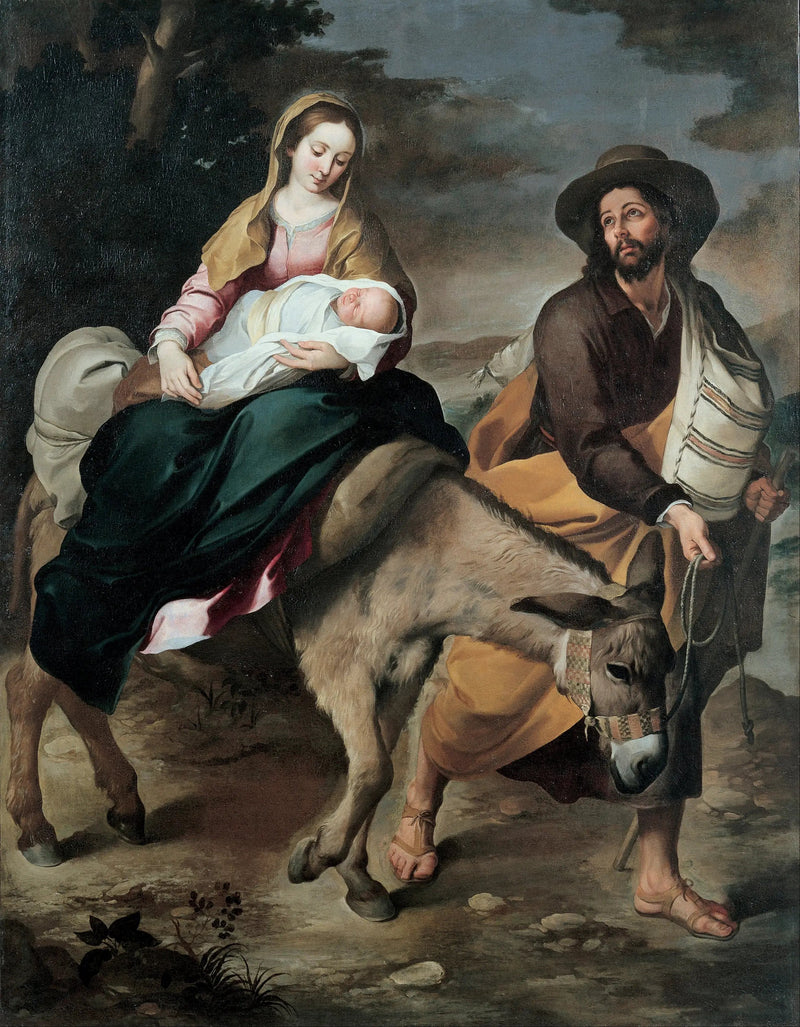 La fuga in Egitto - Bartolomé Esteban Murillo