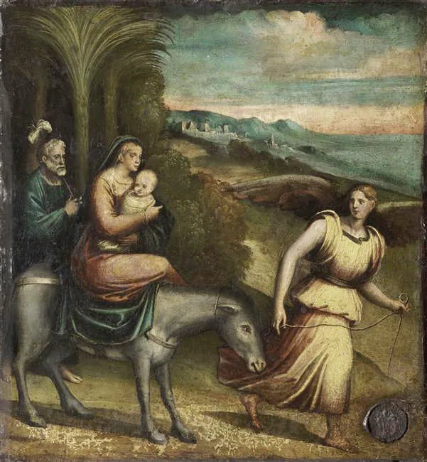 La fuga in Egitto - Francesco Francia