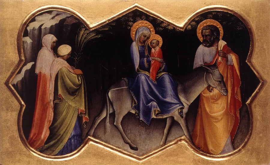 La fuga in Egitto - Lorenzo Monaco