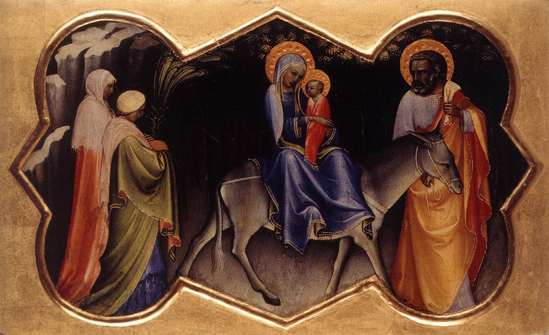 La fuga in Egitto - Lorenzo Monaco