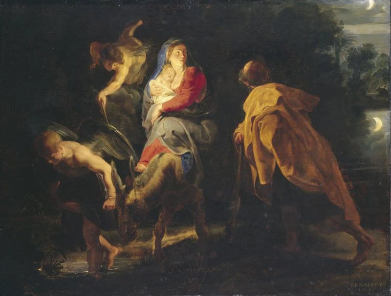 La fuga in Egitto - Peter Paul Rubens