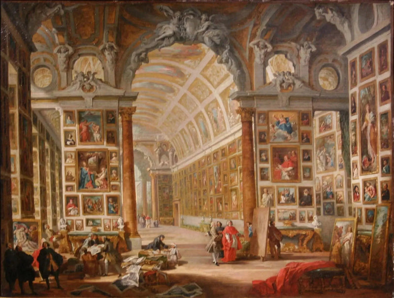 La galleria del cardinale Silvio Valenti Gonzague - Giovanni Paolo Panini