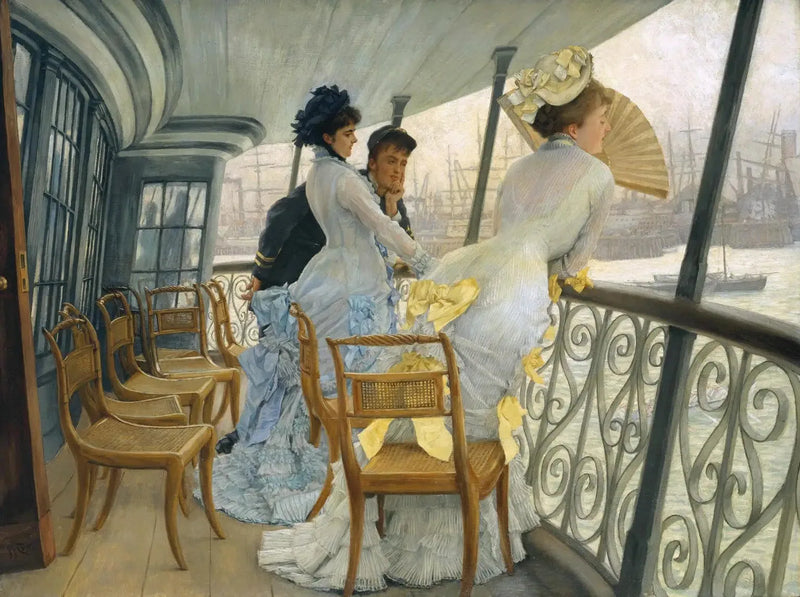 La Galerie du HMS Calcutta (Portsmouth) - James Tissot