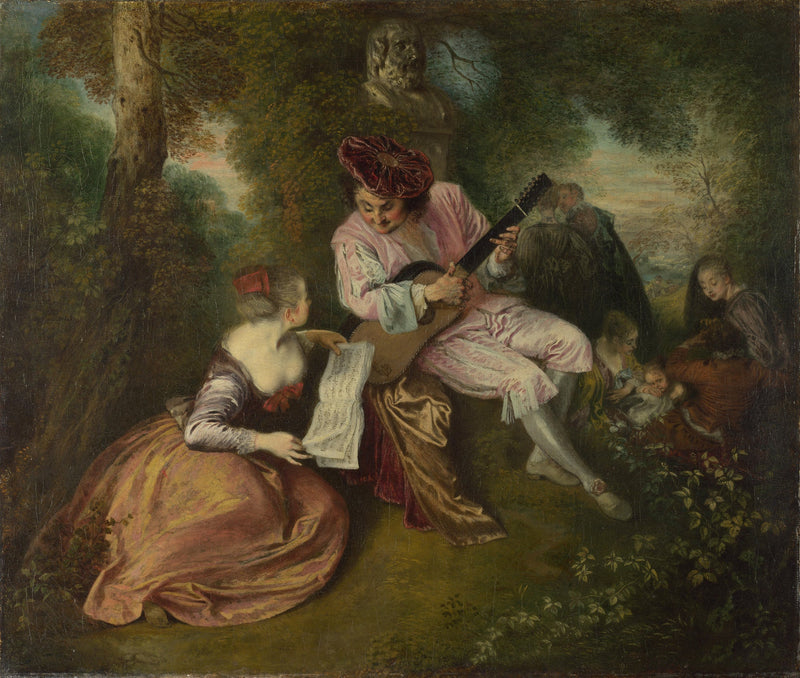 La Gamma d'Amore - Antoine Watteau