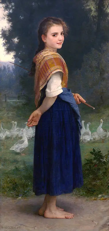 La Guardiana d'oche - Bouguereau