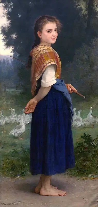 La Guardiana d'oche - Bouguereau