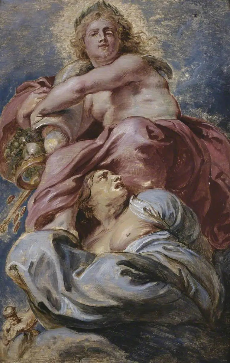 La generosità di Giacomo I trionfante sull'avarizia - Peter Paul Rubens