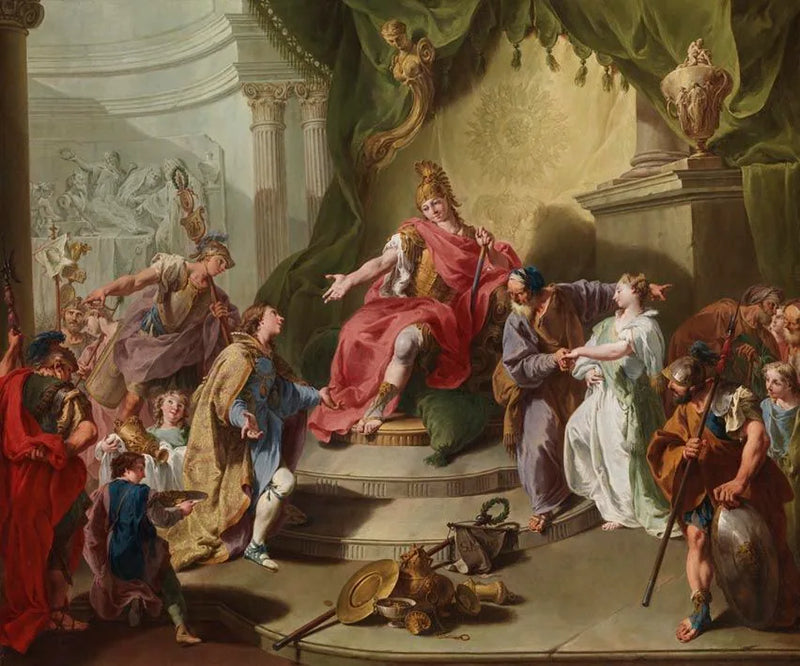 La generosità di Scipione - Giovanni Battista Pittoni