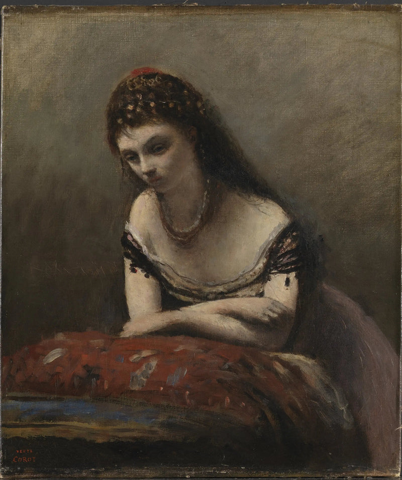 La gitana - Jean-Baptiste Camille Corot