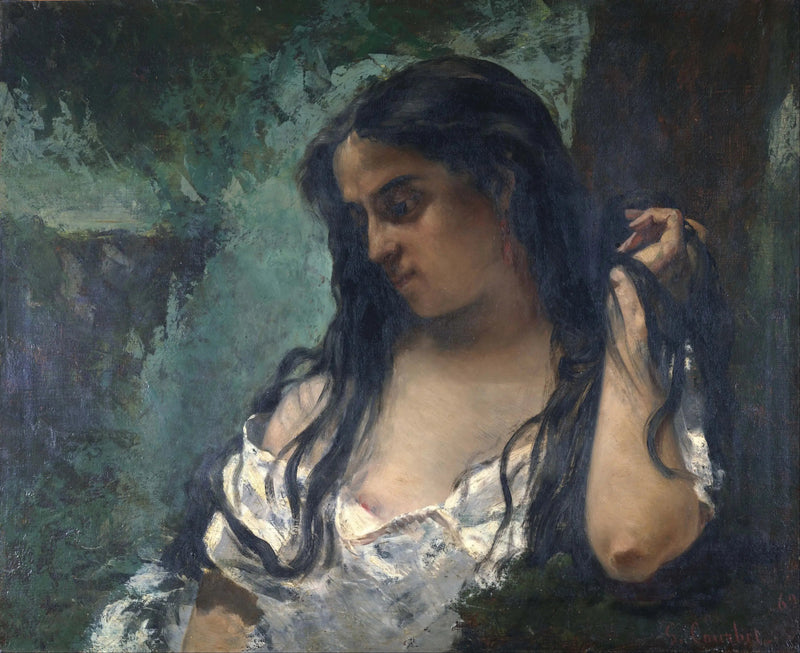 La Gitana pensierosa - Gustave Courbet