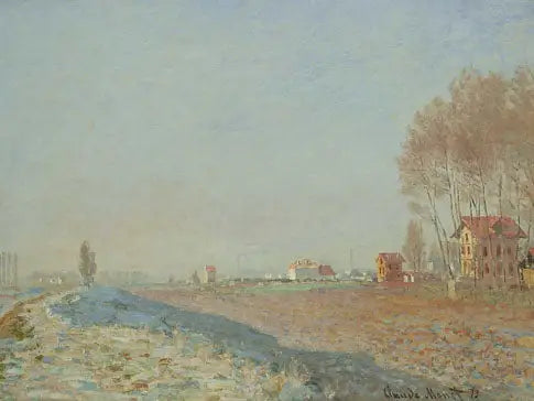 Il ghiaccio sulle pianure di Colombes - Claude Monet