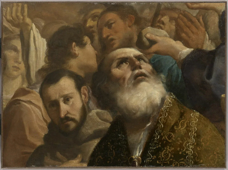 La Gloire de tous les saints. Fragmento - Guercino