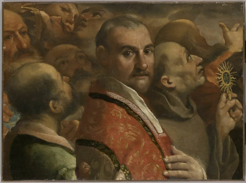 La Gloire de tous les saints. Fragmento - Guercino