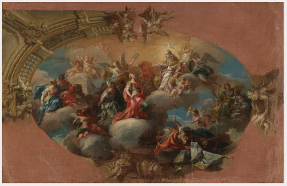La Glorificazione di San Giacomo Maggiore - Corrado Giaquinto
