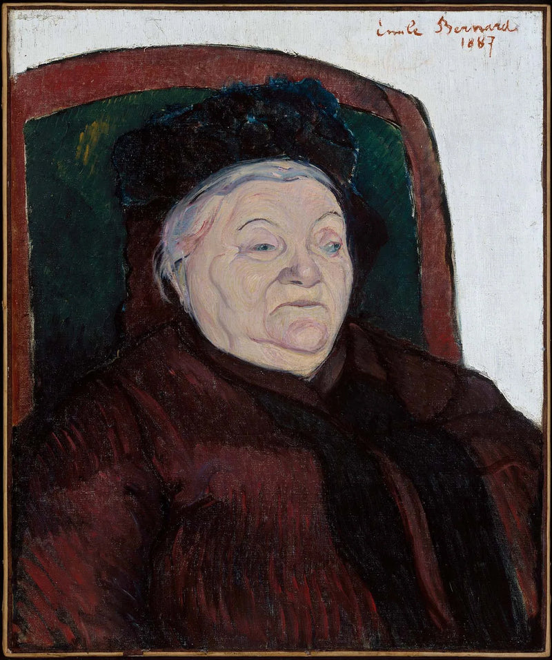 La nonna dell'artista - Émile Bernard